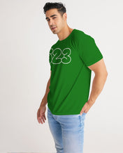 Load image into Gallery viewer, 523 Collection Green T-shirt Bubble letters Men&#39;s Tee
