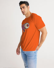 Load image into Gallery viewer, Orange Tee Shirt Purple Eye Men&#39;s Tee
