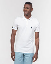 Load image into Gallery viewer, D3 polo white Men&#39;s Slim Fit Short Sleeve Polo 523 Collection
