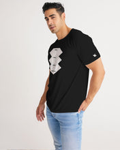 Load image into Gallery viewer, 3 Diamonds Collection Black  Men&#39;s Designer T-shirt
