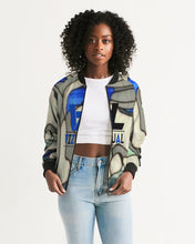 Load image into Gallery viewer, The Virgin Mary stainless design Women&#39;s Bomber Jacket Women&#39;s Bomber Jacket
