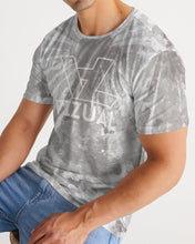 Load image into Gallery viewer, Grey and white tie dye Designer T-shirt Men&#39;s Tee
