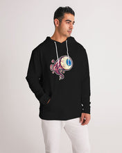 Load image into Gallery viewer, Black hoodie original eye blue Men&#39;s Hoodie Crazy Eye Collection
