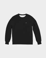 Load image into Gallery viewer, Black Men&#39;s Classic French Terry Crewneck Pullover
