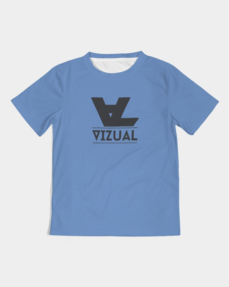 Carolina Blue T-shirt with Navy logo Kids Tee