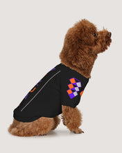 Load image into Gallery viewer, Doggie Tee Orange Purple Grey 3 Diamonds Collection
