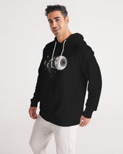 Load image into Gallery viewer, Black Hoodie original eye b&amp;w Men&#39;s Hoodie Crazy Eye Collection
