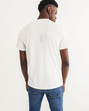 Load image into Gallery viewer, Light blue Designer T-shirt original logo white Men&#39;s Graphic Tee
