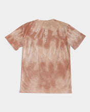 Load image into Gallery viewer, Cream&amp;brown Tie Dye Men&#39;s Designer T-shirt Men&#39;s Tee
