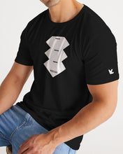 Load image into Gallery viewer, 3 Diamonds Collection Black  Men&#39;s Designer T-shirt
