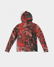 Load image into Gallery viewer, Red and Black tie dye tie dye Women&#39;s Hoodie
