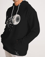 Load image into Gallery viewer, Black Hoodie eye black and white Men&#39;s Hoodie Crazy Eye Collection
