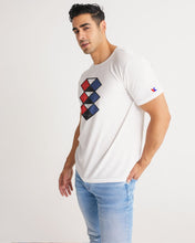 Load image into Gallery viewer, 3 Diamonds Collection White original 3 diamonds Men&#39;s Designer T-shirt
