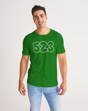 Load image into Gallery viewer, 523 Collection Green T-shirt Bubble letters Men&#39;s Tee
