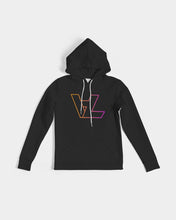 Load image into Gallery viewer, Women&#39;s black hoodie with Original Vizual Logo Women&#39;s Hoodie
