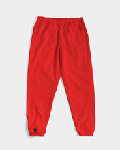 Load image into Gallery viewer, Red with Black Logo Men&#39;s Track Pants
