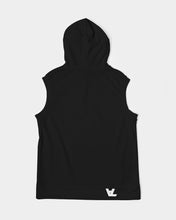 Load image into Gallery viewer, Sleeveless black hoodie Men&#39;s Premium Heavyweight Sleeveless Hoodie
