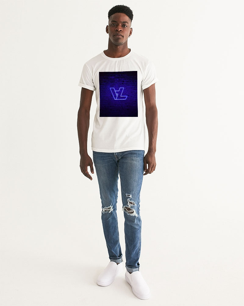 Purple and black brick image tee shirt Men's Graphic Tee