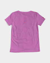 Load image into Gallery viewer, 3 Diamonds Collection Pink V-neck Women&#39;s V-Neck Tee
