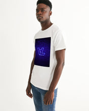 Load image into Gallery viewer, Purple and black brick image tee shirt Men&#39;s Graphic Tee
