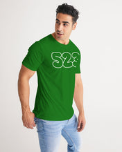 Load image into Gallery viewer, 523 Collection Green T-shirt Bubble letters Men&#39;s Tee
