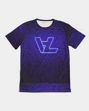 Load image into Gallery viewer, nvlblueneon Brick logo Men&#39;s Tee
