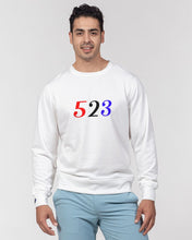 Load image into Gallery viewer, White Sweatshirt Men&#39;s Classic French Terry Crewneck Pullover523 Collection
