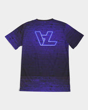 Load image into Gallery viewer, nvlblueneon Brick logo Men&#39;s Tee
