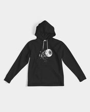 Load image into Gallery viewer, Black Hoodie original eye b&amp;w Men&#39;s Hoodie Crazy Eye Collection
