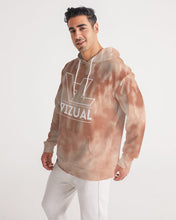 Load image into Gallery viewer, Cream&amp;brown Tie Dye Men&#39;s hoodie Men&#39;s Hoodie
