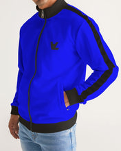 Load image into Gallery viewer, Track jacket royal blue Men&#39;s Stripe-Sleeve Track Jacket
