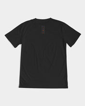 Load image into Gallery viewer, Black Tee Shirt orange purple grey 3 diamonds Men&#39;s Tee
