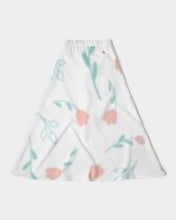 Load image into Gallery viewer, Women&#39;s pink tulip Women&#39;s A-Line Midi Skirt
