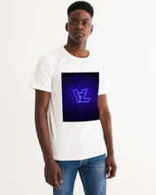 Load image into Gallery viewer, Purple and black brick image tee shirt Men&#39;s Graphic Tee
