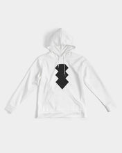 Load image into Gallery viewer, 3 Diamonds Collection White hoodie black diamonds Men&#39;s Hoodie
