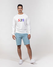 Load image into Gallery viewer, White Sweatshirt Men&#39;s Classic French Terry Crewneck Pullover523 Collection
