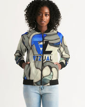 Load image into Gallery viewer, The Virgin Mary stainless design Women&#39;s Bomber Jacket Women&#39;s Bomber Jacket
