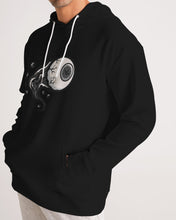 Load image into Gallery viewer, Black Hoodie original eye b&amp;w Men&#39;s Hoodie Crazy Eye Collection
