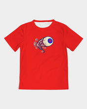 Load image into Gallery viewer, Kid&#39;s Designer T-shirt Blue eye (Crazy Eye Collection) Kids Tee
