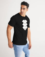 Load image into Gallery viewer, 3 Diamonds Collection Black  Men&#39;s Designer T-shirt
