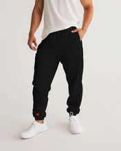 Load image into Gallery viewer, Black with Red logo Men&#39;s Track Pants
