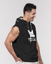 Load image into Gallery viewer, Sleeveless black hoodie Men&#39;s Premium Heavyweight Sleeveless Hoodie
