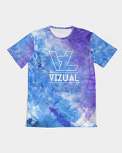 Load image into Gallery viewer, Blue and purple tie dye Designer T-Shirt
