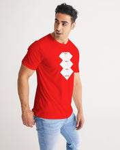 Load image into Gallery viewer, 3 Diamonds Collection Red Men&#39;s Designer T-shirt
