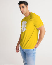 Load image into Gallery viewer, 3 Diamonds Collection Gold Designer Men&#39;s T-shirt
