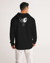 Load image into Gallery viewer, Black Hoodie eye black and white Men&#39;s Hoodie Crazy Eye Collection
