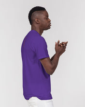 Load image into Gallery viewer, Purple b&amp;w crazy eye t and purple crazy eye pocket t Men&#39;s Everyday Pocket Tee
