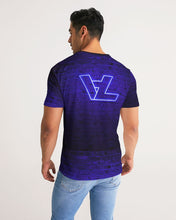 Load image into Gallery viewer, nvlblueneon Brick logo Men&#39;s Tee
