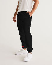 Load image into Gallery viewer, Black with Red logo Men&#39;s Track Pants
