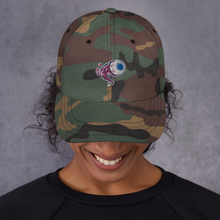 Load image into Gallery viewer, Dad hat Crazy Eye Collection Blue Eye (more colors available)
